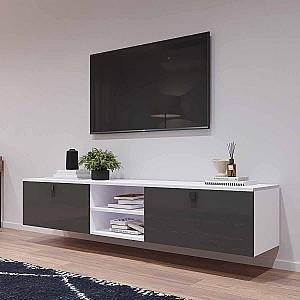 Tumba pentru televizor Mobildor Lux ZEN 2.0m Alb/Antracit