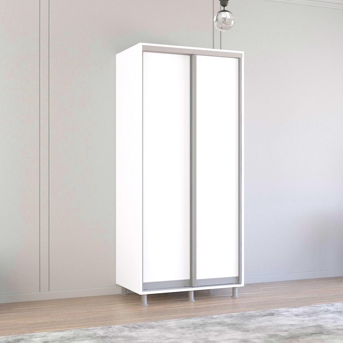 Dulap-cupe Mobildor Lux Aron 100 (2 PAL) Alb