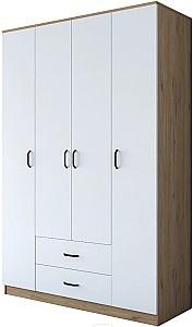 Dulap Mirage Meble BA112 4D2S Nuc (Maro)/(Alb)
