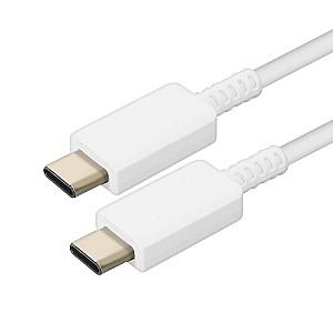USB сablu Samsung Type-C to Type-C 100W 5A 1m White