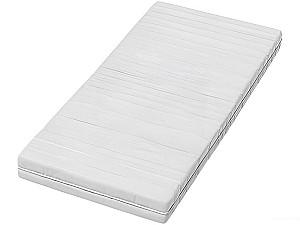 Pat copii Acma Meble Acma II 80x180 bariera/sertar/saltea 7cm Alb/Gri