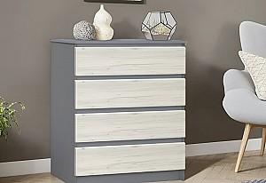 Comoda Modern Komfi 75cm  Gri Ardezie