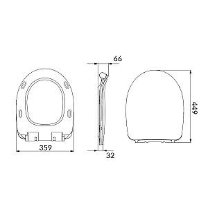 Vas WC Cersanit Moduo Plus Rimless Slim (122088)