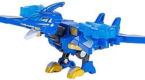 Jucarie interactiva Dinoster Dinozaur-Transformer Ptero Bo, albastru