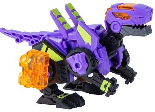 Jucarie interactiva Dinoster Dinozaur-Transformer Raptor Bot, violet (EU580840-2)