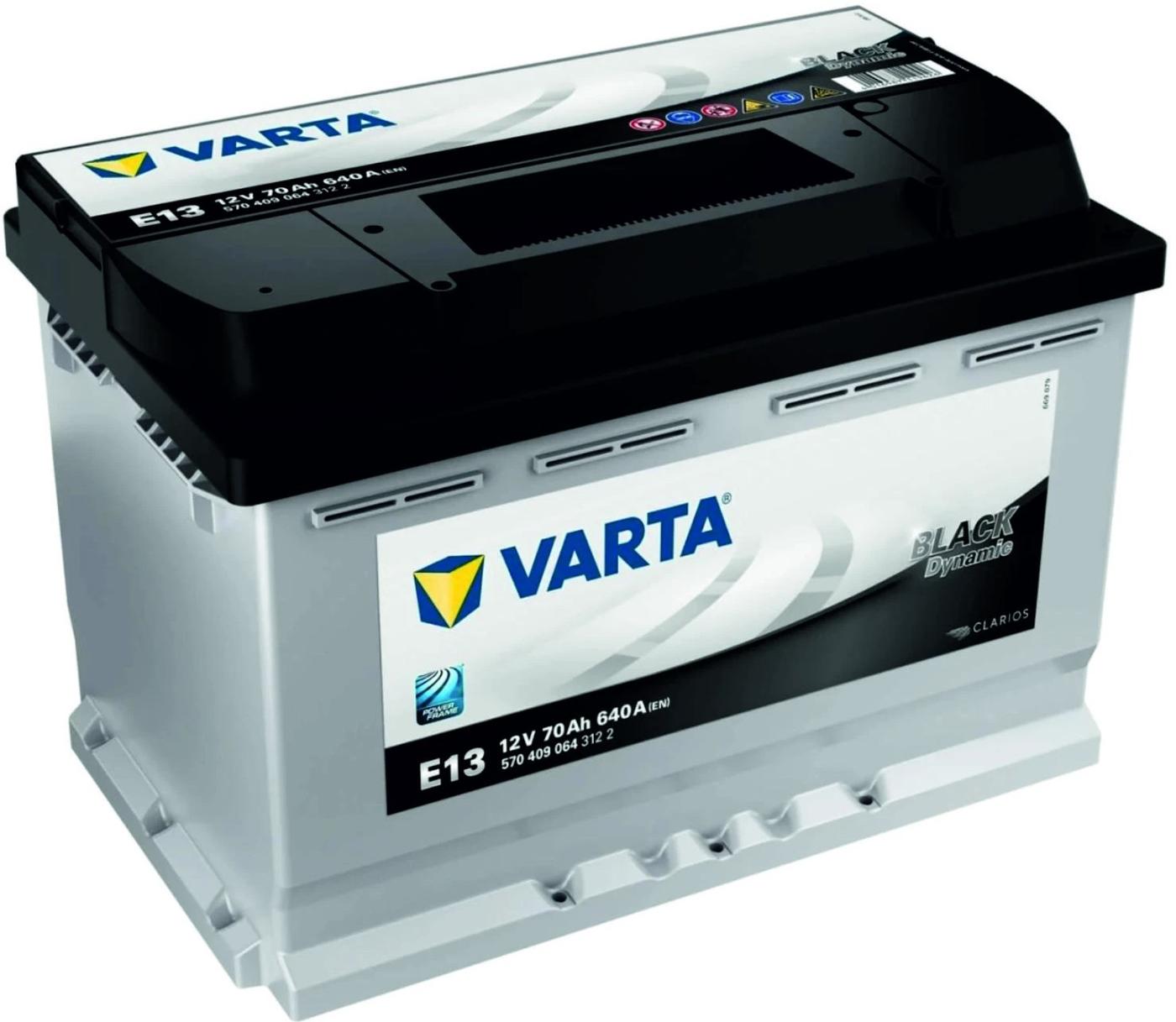 Acumulator auto Varta Black Dynamic E13 70Ah 640A