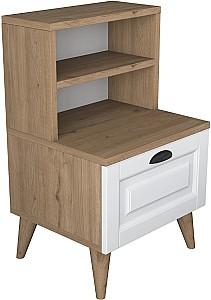 Noptiera Mirage Meble BD105 S Nuc (Maro)/Alb
