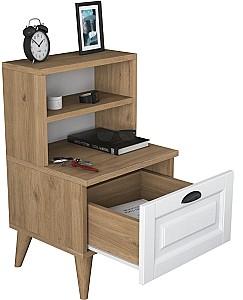 Noptiera Mirage Meble BD105 S Nuc (Maro)/Alb