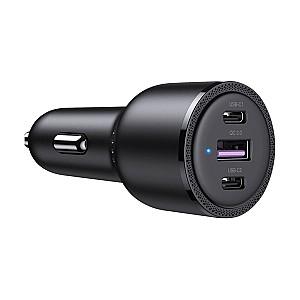 Incarcator auto Ugreen Car Charger 2*Type-C + 1*USB-A Aluminum 3A 69W Grey