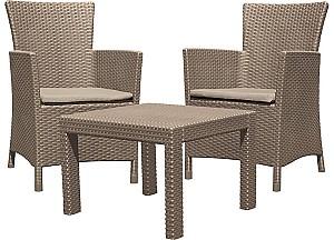Set mobila de gradina Allibert Rosario Balcony Set Cappuccino