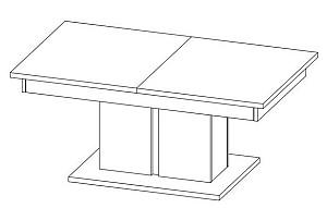 Masuta de cafea, reviste Sokme Sandi Stejar Grand