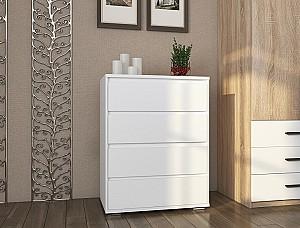 Comoda Sokme Line 4S Alb