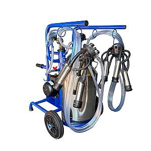 Aparat de muls vaci Tehno Ms 2 posturi, 1 bidon inox, 40LT