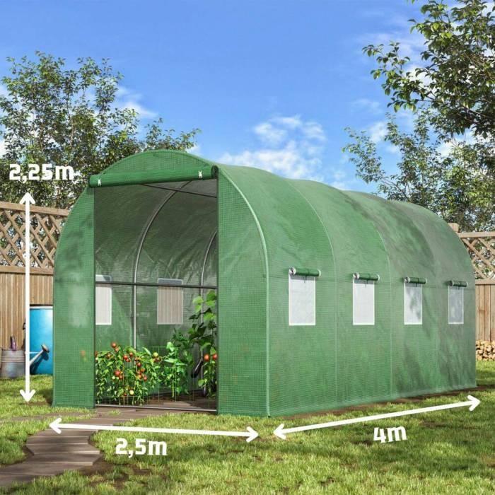Seră de tip tunel Tehno Ms 4x2.5x2.25m / Ø26mm / 2 uși