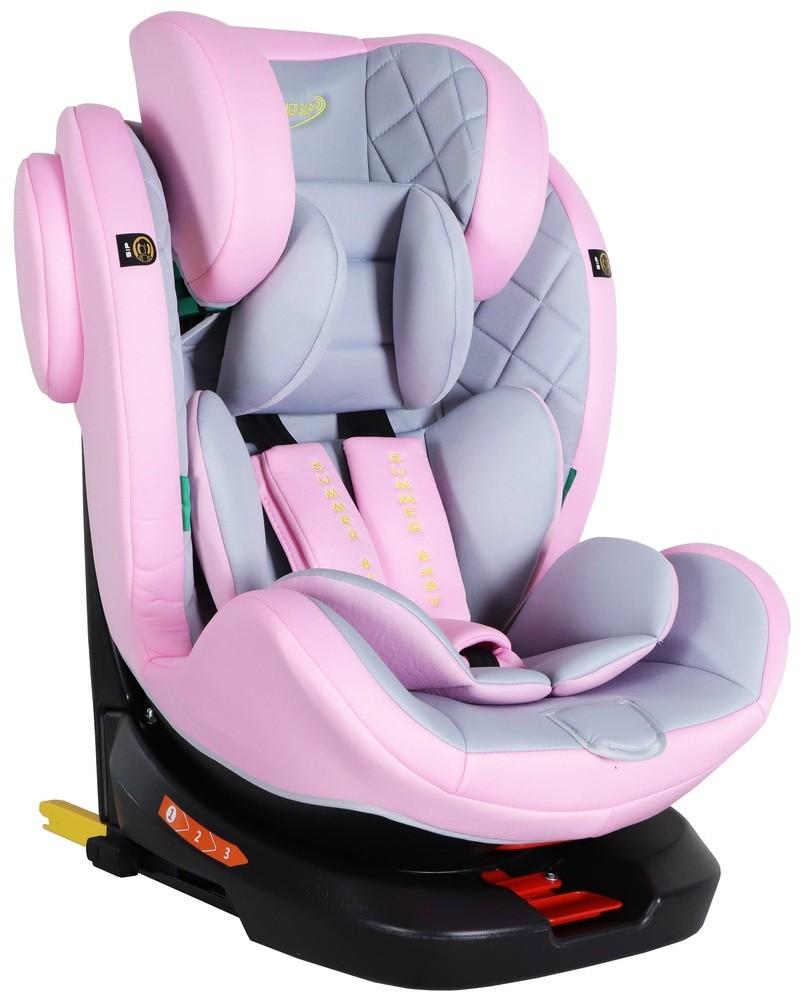 Scaun auto copii Summer Baby Faro I-Size (4572) Grey/Pink