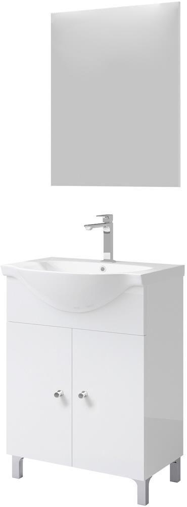 Set de mobila de baie Savini Due Best 65 + oglinda