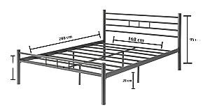 Pat Evger K-70 160x200cm Negru