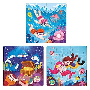 Puzzle Bino 3 in 1 La mare (88130)