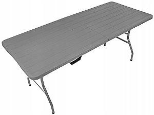 Masa pliabila Saska Garden 1053752 74x180 Dark Grey