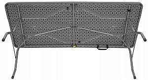 Masa pliabila Saska Garden 1053752 74x180 Dark Grey