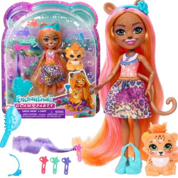Papusa Enchantimals Ghepardul Charisse și Grincy