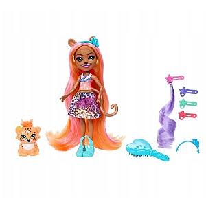 Papusa Enchantimals Ghepardul Charisse și Grincy