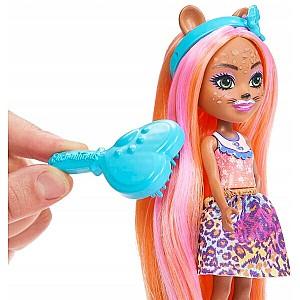 Papusa Enchantimals Ghepardul Charisse și Grincy