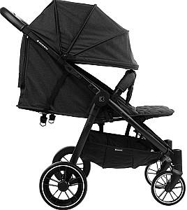 Carucior pentru gemeni Kikka Boo Happy 2 Black