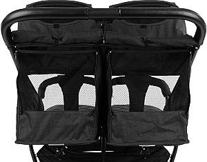 Carucior pentru gemeni Kikka Boo Happy 2 Black