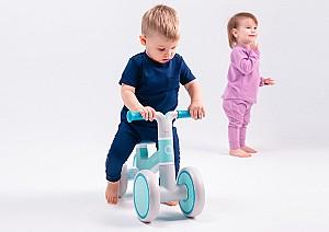 Bicicleta fara pedale Lionelo Villy Green Turquoise