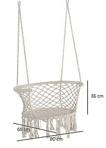 Leagan balansoar Outsunny 84A-199 Cream