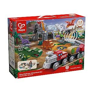  Hape Aventura Căii Ferate cu Dinozauri E3795