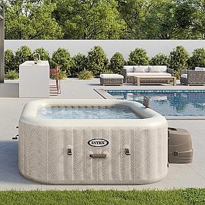 Piscina Intex Jacuzzi SPA Chevron Deluxe Square Bubble