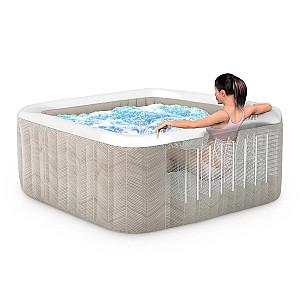 Piscina Intex Jacuzzi SPA Chevron Deluxe Square Bubble (28472)