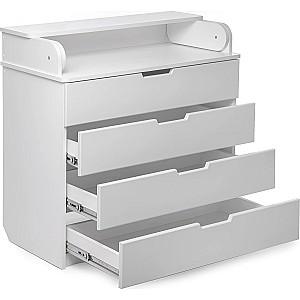 Comoda copii Happy Baby Standart 800x920 MDF Alb