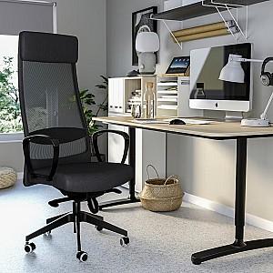 Fotoliu de birou IKEA Markus Vissle Gri inchis