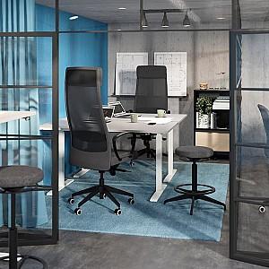 Fotoliu de birou IKEA Markus Vissle Gri inchis