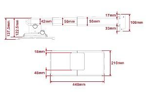 Suport pentru televizor Multibrackets M Projector Mount Short Throw Deluxe