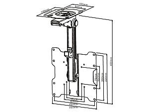 Suport pentru televizor Multibrackets M VESA FLIP DOWN