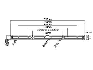 Suport pentru televizor Multibrackets M WALLMOUNT MEDIUM