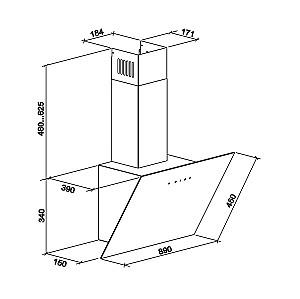 Hota Tornado DELY 1200(90) WH LED