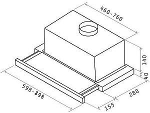 Hota Elica ELITE 14 PLUS IX/A/60