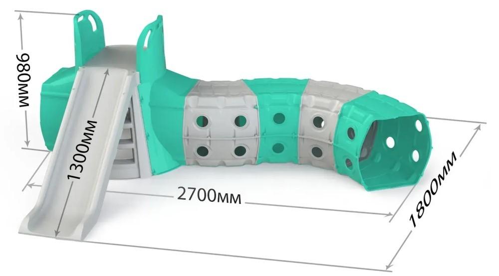 Tobogan copii Rost cu tunel 39162