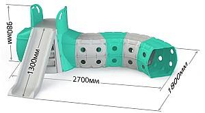 Tobogan copii Rost cu tunel 39162