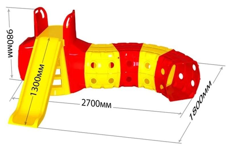 Tobogan copii Rost cu tunel 39163