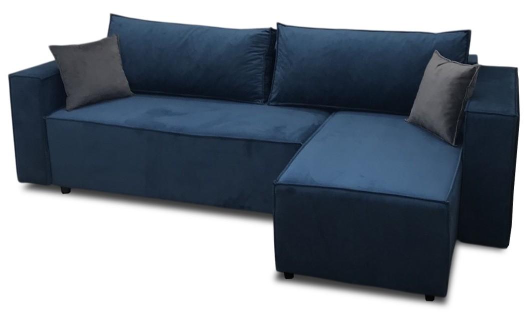 Canapea coltar V-Toms Emilia E3L (240x140 cm) Albastru