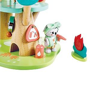 Set de jucarii Hape Sediul Principal al Copacului Kiki E3426