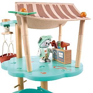Set de jucarii Hape Sediul Principal al Copacului Kiki E3426