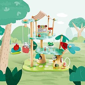 Set de jucarii Hape Sediul Principal al Copacului Kiki E3426