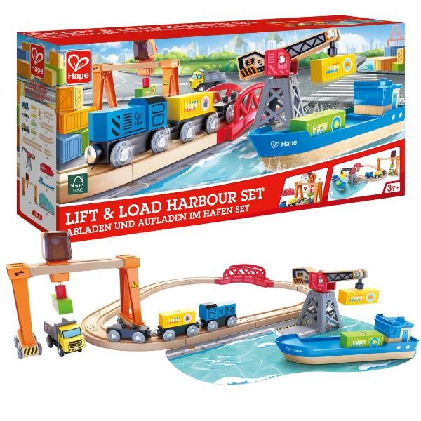 Set de jucarii Hape Încărcare și Descărcare în Port E3791